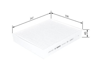 Bosch 1 987 435 003 Cabin Air Filter Fits Alpina BMW