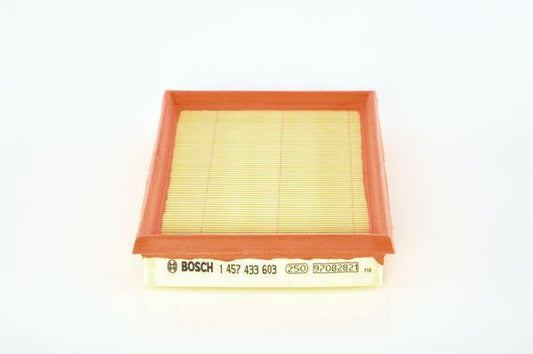 BOSCH 1457433603 Air Filter 209mm Length Insert 36mm Height Fits Opel Vauxhall