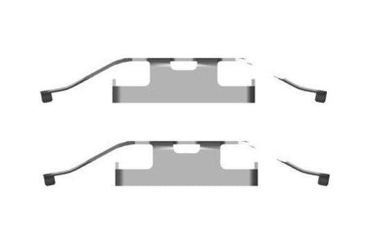 BOSCH 1987474434 Disc Brake Pad Accessory Kit Fitting Set Mounting Rear Fits VW