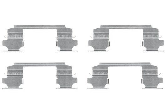 BOSCH 1987474436 Disc Brake Pad Accessory Kit Front Fits Nissan X-Trail