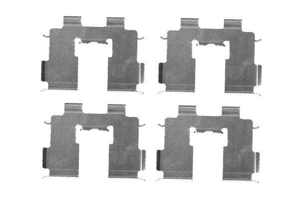 BOSCH 1987474452 Disc Brake Pad Accessory Kit Rear Fits Hyundai Santa Fe