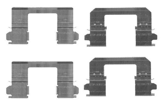 BOSCH 1987474461 Disc Brake Pad Accessory Kit Front Fits Nissan Renault