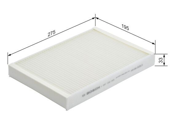 Bosch 1 987 432 205 Cabin Air Filter Fits Land Rover Volvo