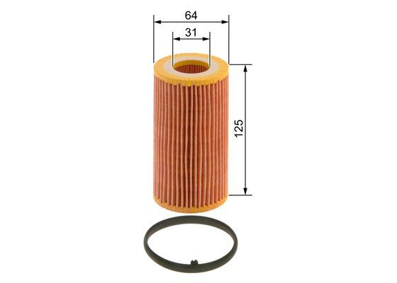 Bosch 1 457 429 243 Oil Filter Fits Audi KTM Seat Skoda VW