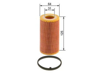 Bosch 1 457 429 243 Oil Filter Fits Audi KTM Seat Skoda VW