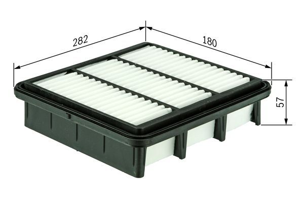 Bosch 1 457 433 070 Air Filter Fits Ford