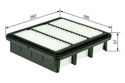 Bosch 1 457 433 070 Air Filter Fits Ford