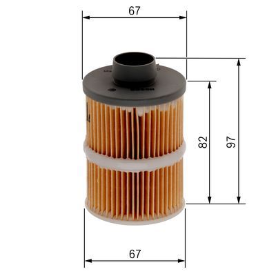 Bosch 1 457 070 001 Fuel Filter Fits Citroen Fiat Peugeot Saab Suzuki Vauxhall