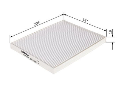 Bosch 1 987 432 224 Interior Air Filter Fits Hyundai Kia