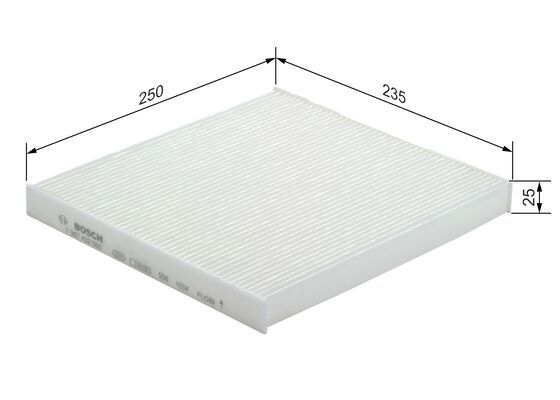 Bosch 1 987 432 065 Cabin Air Filter Fits Citroen Fiat Peugeot