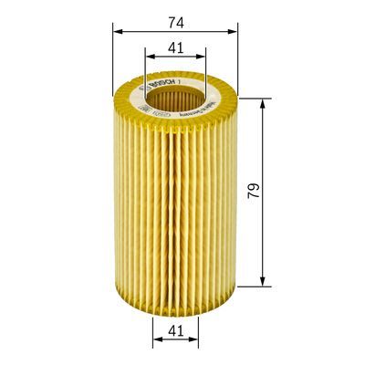 Bosch 1 457 429 269 Oil Filter Fits Alpina BMW
