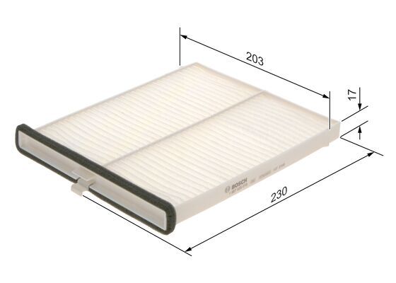 Bosch 1 987 435 019 Interior Air Filter Fits Mazda