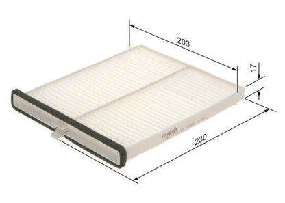 Bosch 1 987 435 019 Interior Air Filter Fits Mazda