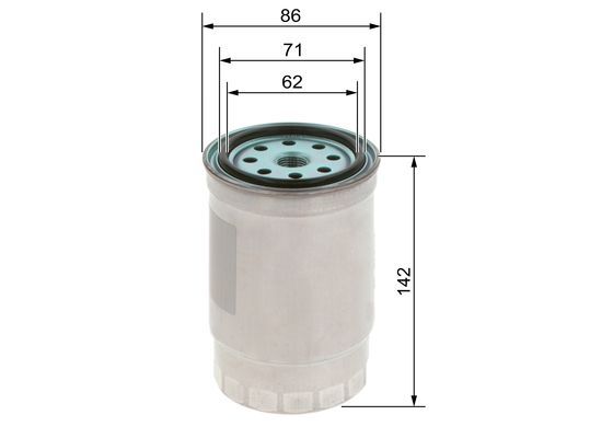 Bosch 1 457 434 511 Fuel Filter Fits Hyundai Kia