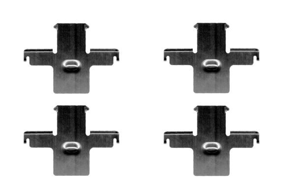BOSCH 1987474612 Disc Brake Pad Accessory Kit Front Fits Nissan Patrol Patrol GR