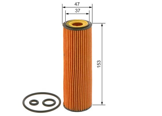 Bosch 1 457 429 261 Oil Filter Fits Mercedes-Benz