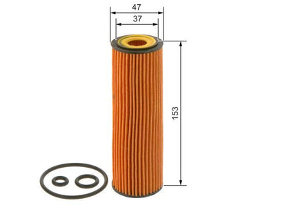 Bosch 1 457 429 261 Oil Filter Fits Mercedes-Benz