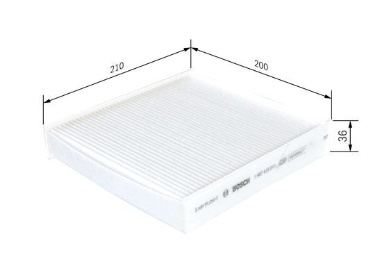 Bosch 1 987 435 011 Cabin Air Filter Fits Dacia Lada Nissan Renault