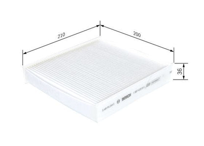 Bosch 1 987 435 011 Cabin Air Filter Fits Dacia Lada Nissan Renault
