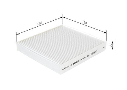 Bosch 1 987 435 005 Cabin Air Filter Fits Fiat Lancia