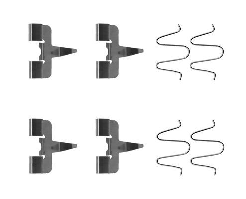 BOSCH 1987474619 Disc Brake Pad Accessory Kit Rear Fits Mazda 323 F MX-5