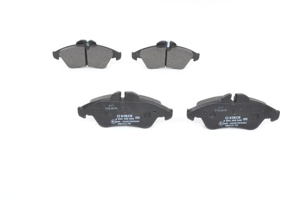 BOSCH 0986495245 Brake Pad Set For Disc Brake Front Fits Mercedes-Benz VW