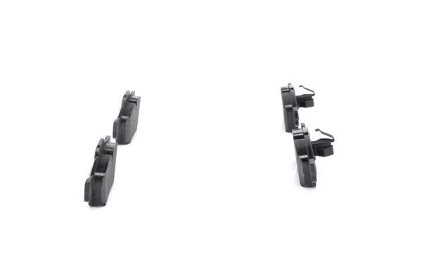 BOSCH 0986494256 Disc Brake Pad Set Rear Low-Metallic Fits Mercedes-Benz