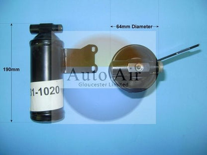 AUTO AIR 31-1020 Air Receiver Dryer A/C Air Conditioning Fits Renault Safrane