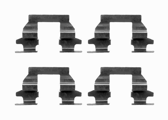 BOSCH 1987474655 Brake Pad Accessory Fitting Kit Rear Fits Nissan Renault