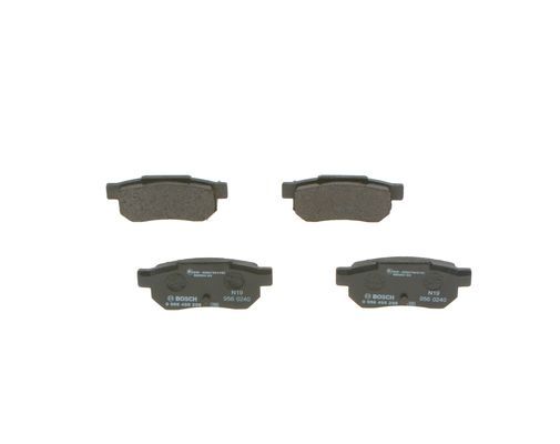 BOSCH 0986495256 Brake Pad Set For Disc Brake Rear Fits Honda MG Nissan Rover