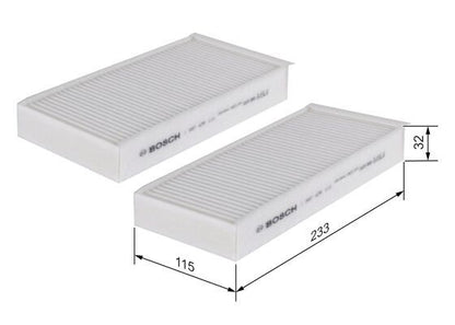 Bosch 1 987 435 110 Interior Air Filter Fits BMW Mini