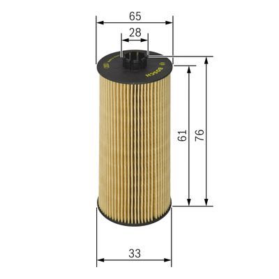 Bosch 1 457 429 301 Oil Filter Fits Audi Seat Skoda VW
