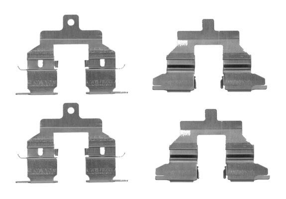 BOSCH 1987474715 Brake Pad Accessory Fitting Kit Rear Fits Nissan Renault