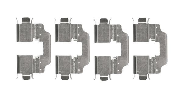 BOSCH 1987474735 Disc Brake Pad Accessory Kit Fitting Set Rear Fits Renault