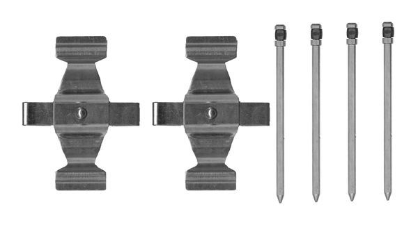 BOSCH 1987474743 Brake Pad Accessory Fitting Kit Front Fits Mercedes-Benz