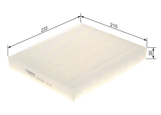 Bosch 1 987 435 056 Interior Air Filter Fits Ford