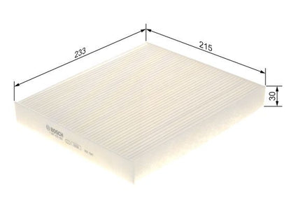 Bosch 1 987 435 056 Interior Air Filter Fits Ford
