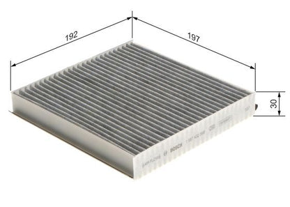 Bosch 1 987 432 568 Interior Air Filter Fits Jaguar