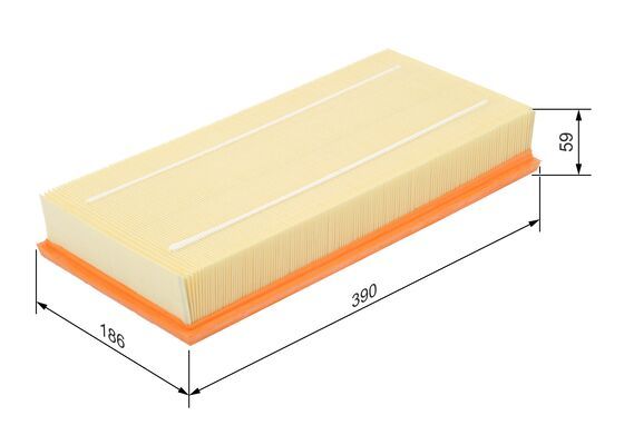 Bosch 1 987 429 190 Air Filter Fits Audi Land Rover Porsche VW