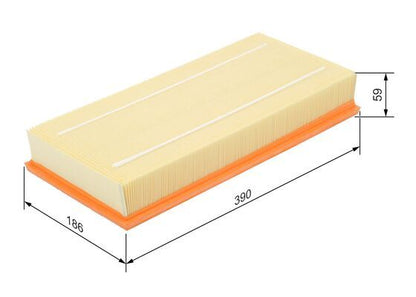Bosch 1 987 429 190 Air Filter Fits Audi Land Rover Porsche VW