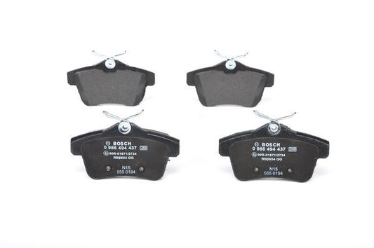 BOSCH 0986494437 Brake Pad Set For Disc Brake Rear Fits Citroën DS Peugeot
