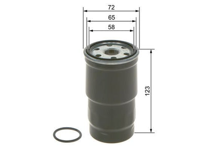 Bosch 1 457 434 440 Fuel Filter Fits Daihatsu Mazda Subaru Toyota