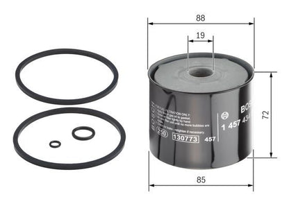 Bosch 1 457 434 201 Fuel Filter Fits Alfa Citroen Fiat Iveco Land Rover Peugeot