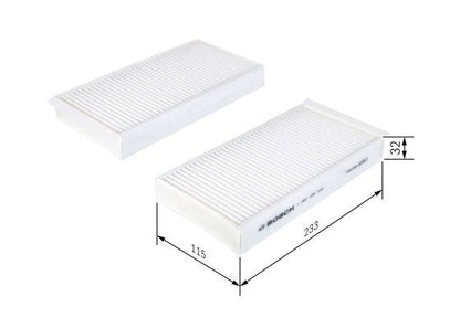 Bosch 1 987 435 046 Interior Air Filter Fits BMW Mini