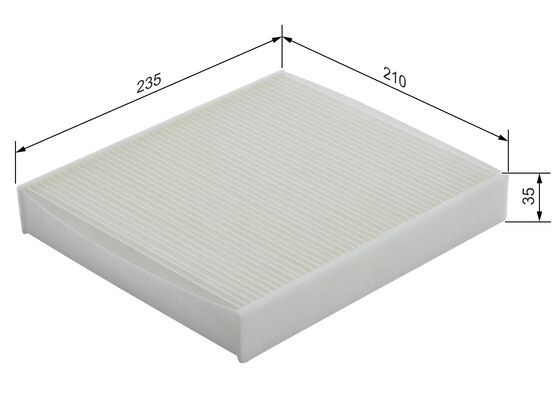 Bosch 1 987 432 113 Cabin Air Filter Fits Ford Volvo