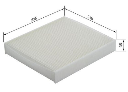 Bosch 1 987 432 113 Cabin Air Filter Fits Ford Volvo