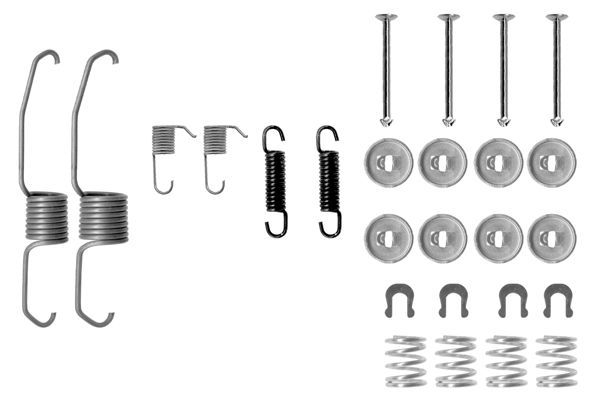 BOSCH 1987475106 Brake Shoes Accessory Kit Rear Fits Toyota Camry Carina