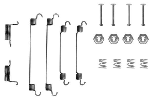 BOSCH 1987475125 Brake Shoes Accessory Kit Fitting Set Rear Fits Nissan Primera