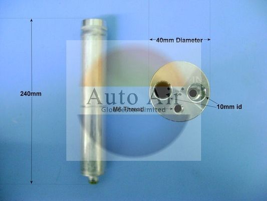 AUTO AIR 31-9151 Air Conditioning Receiver Dryer A/C Replacement Fits Nissan