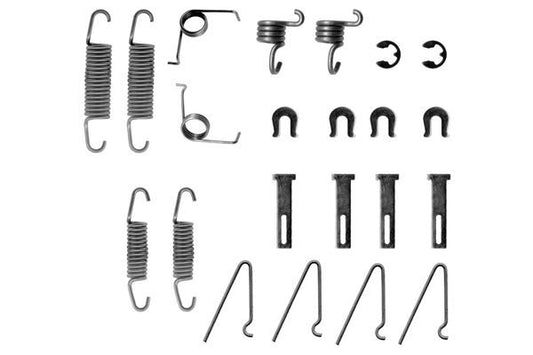 BOSCH 1987475140 Brake Shoes Accessory Kit Fitting Set Rear Fits Skoda Favorit